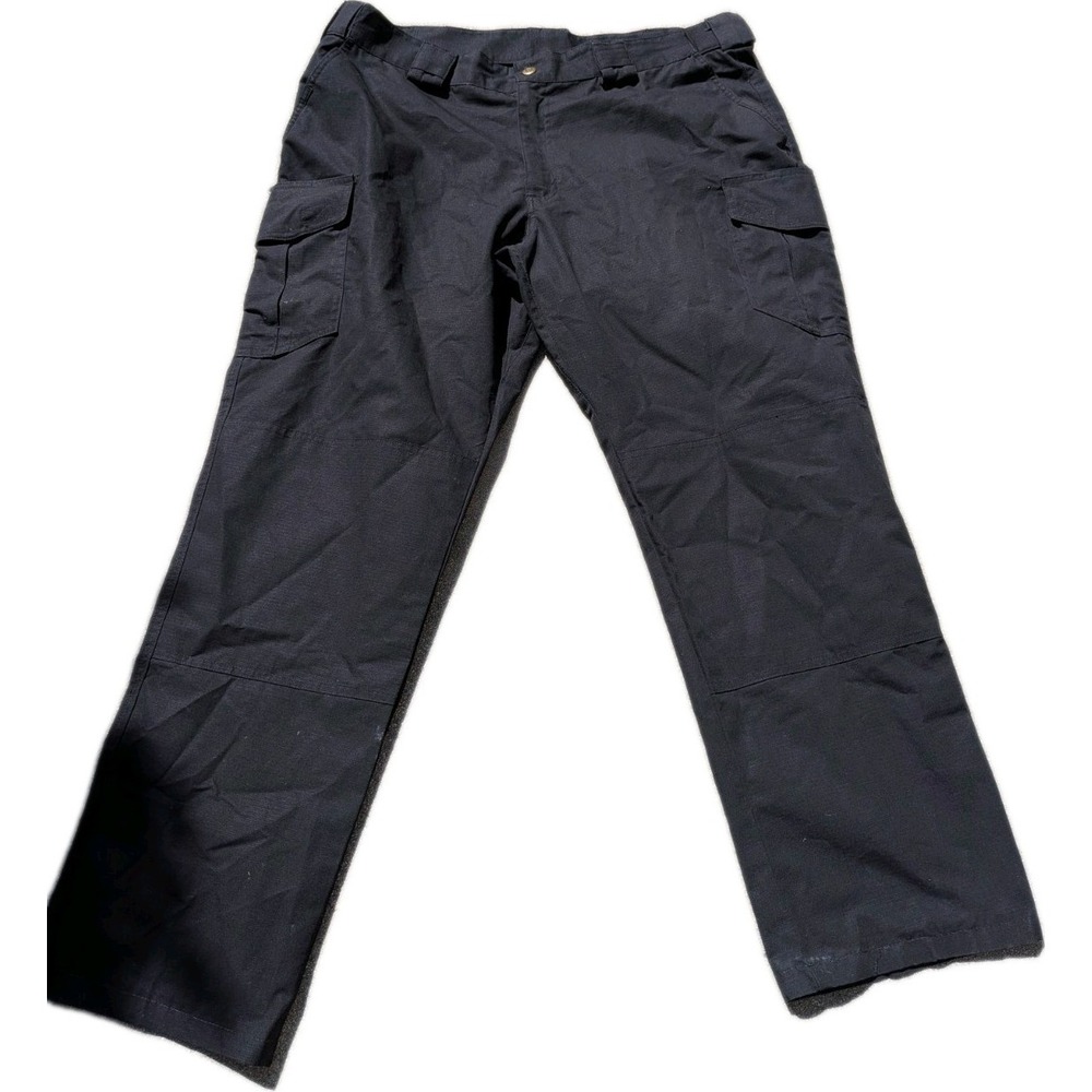 Tact Squad Men's Black Tactical Pants Size 42 Polyester Regular